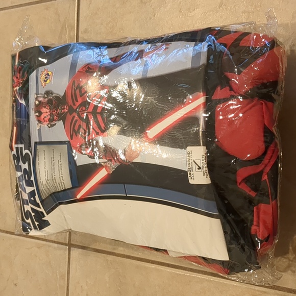 Star Wars Darth Maul Child Costume Size 8/10 - Picture 2 of 3